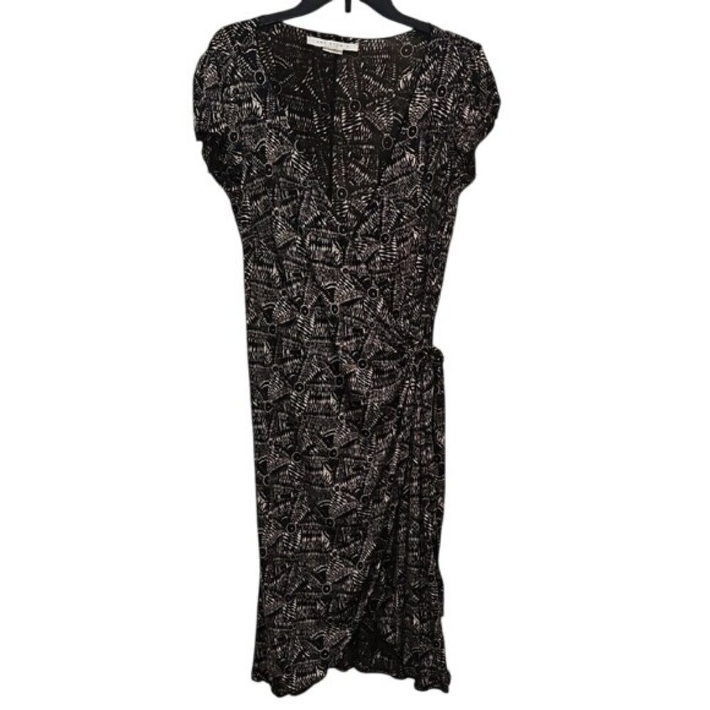 Max Studio Wrap Dress Size 1X Woman Stretch Office Careerwear Workwear Business